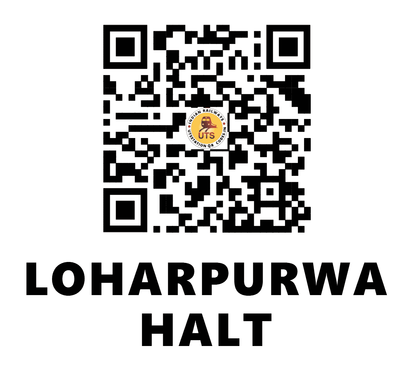 UTS QR Code for LOHARPURWA HALT - LPW - NE (UTTAR PRADESH)